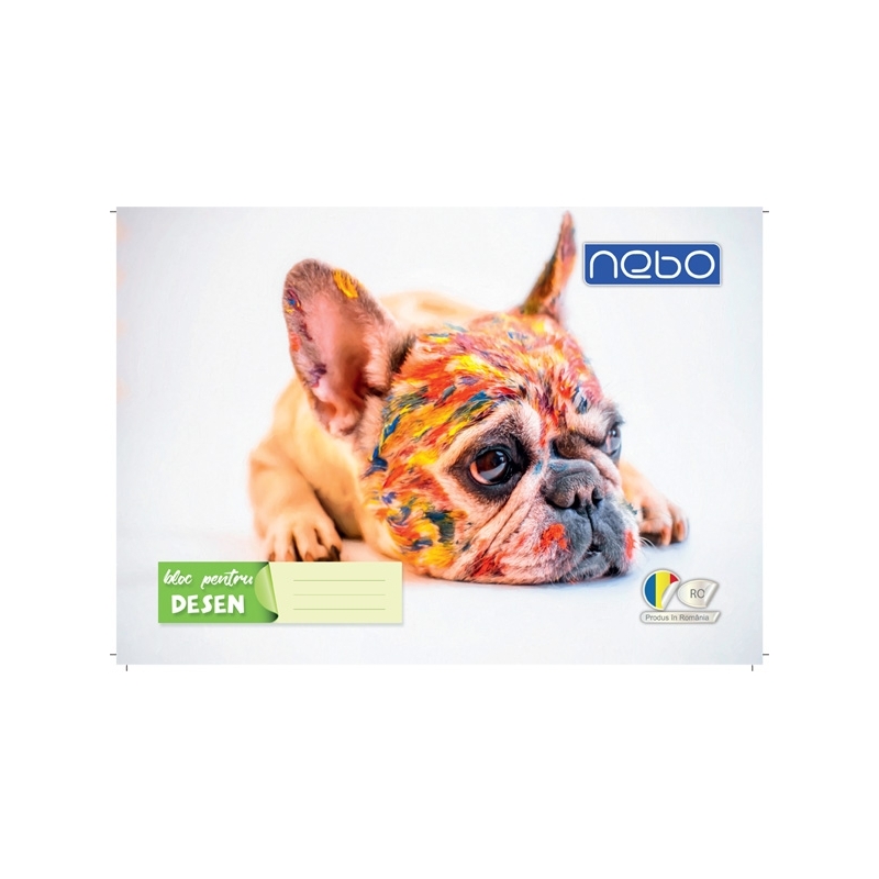 Bloc desen A4 16 file 120 g/mp - NEBO - imagine 5