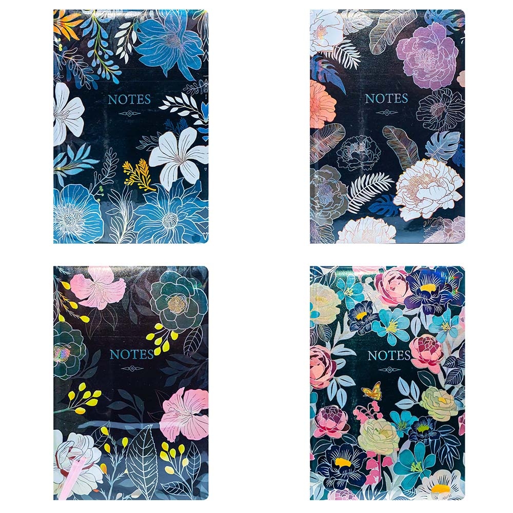 Notes A5, 80 file, Flowers