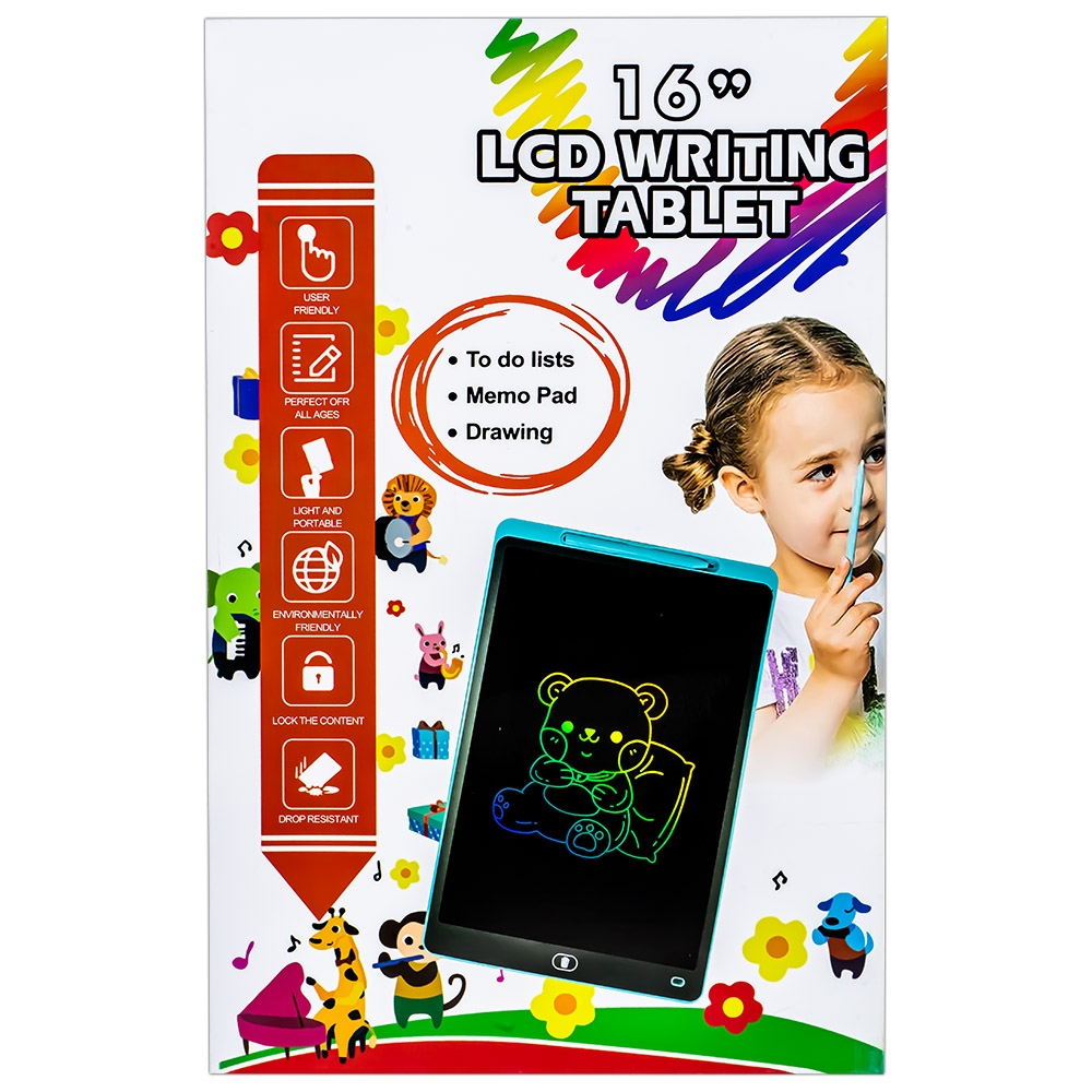 Tablita pentru scris, LCD, 16 inch, cu baterii - imagine 4