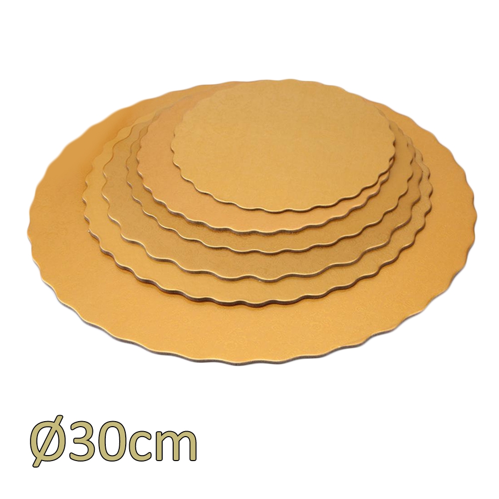 Disc auriu, din carton, Girasole, 30 cm