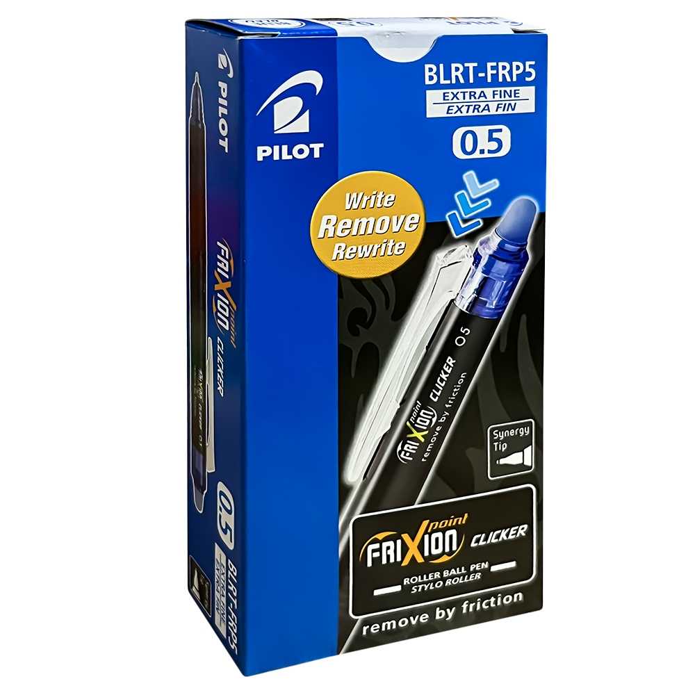 Roller Frixion Clicker Point, 0.5 mm, albastru - Pilot - imagine 3