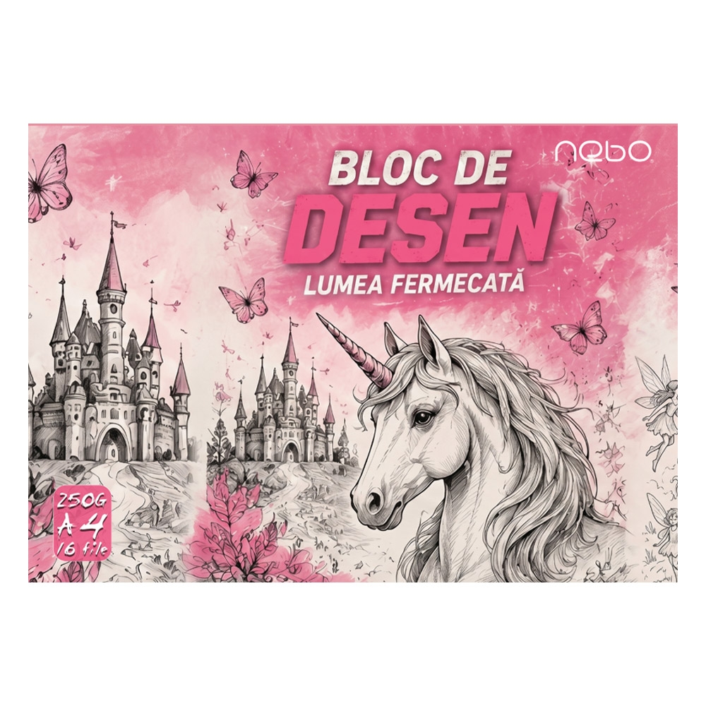 Bloc desen A4, 16 file, 250 g - NEBO - imagine 2