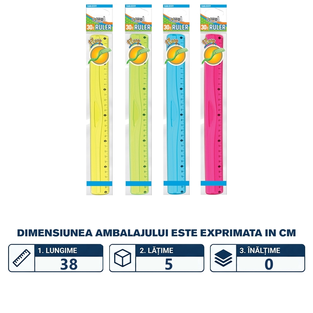 Liniar flexibil, 30 cm - S-COOL - imagine 2