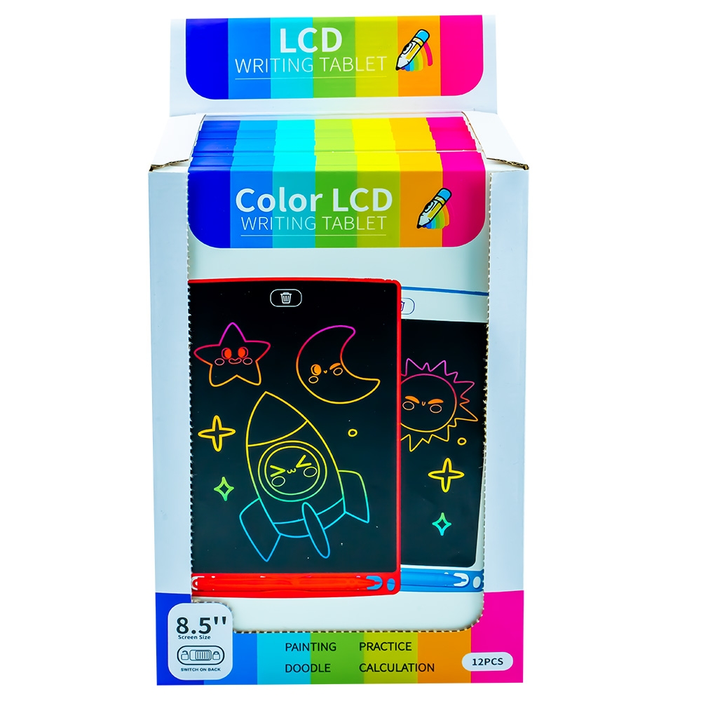 Tablita pentru scris, LCD, 8.5 inch, 12 buc/set - imagine 5