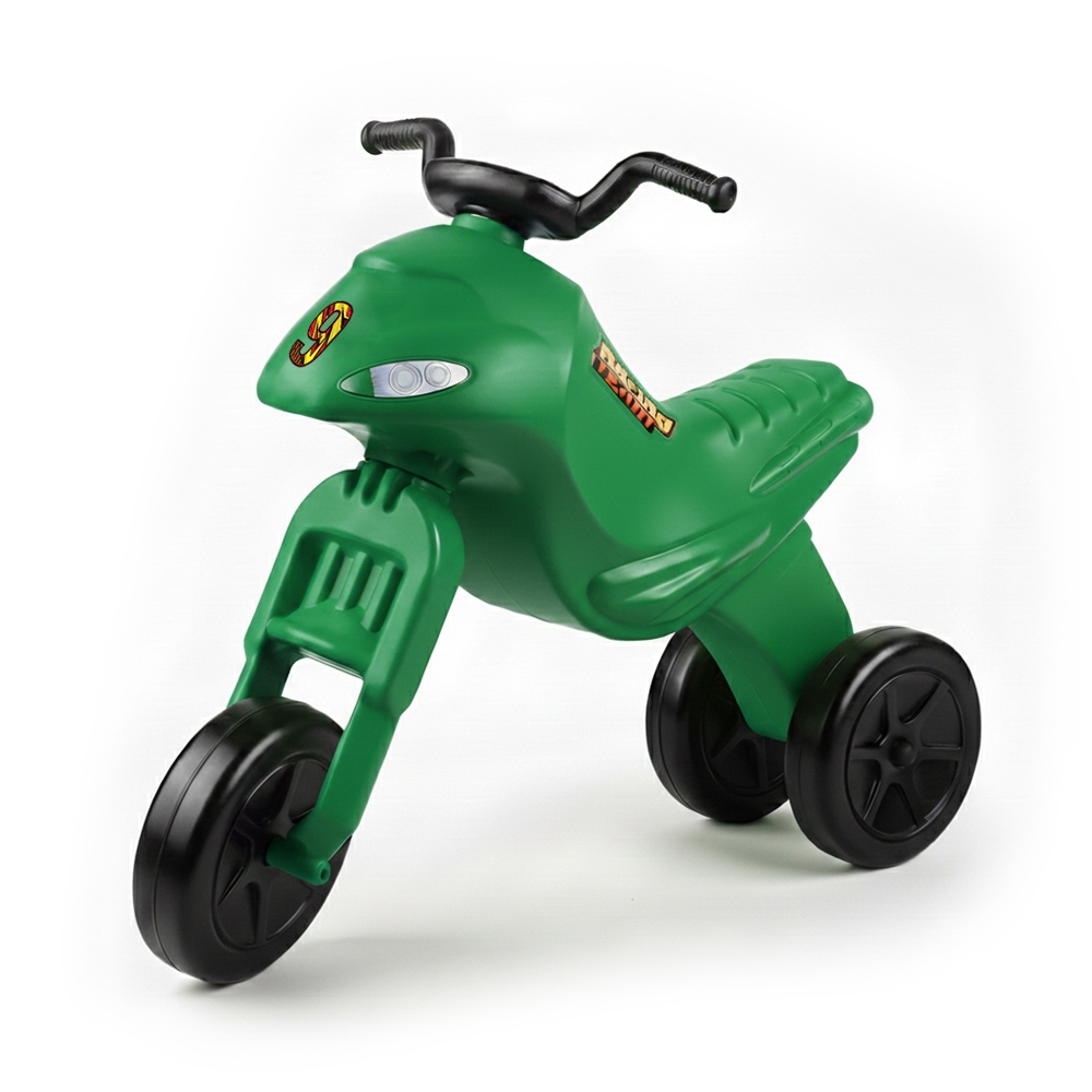 Motocicleta fara pedale, verde - ROBENTOYS