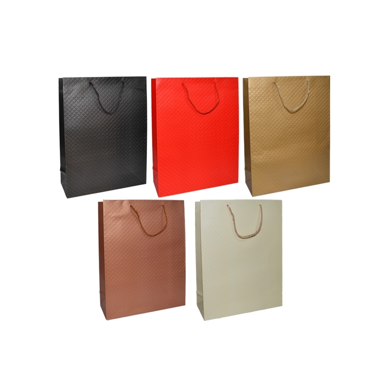 Punga cadou unicolora premium 30x42x12 cm
