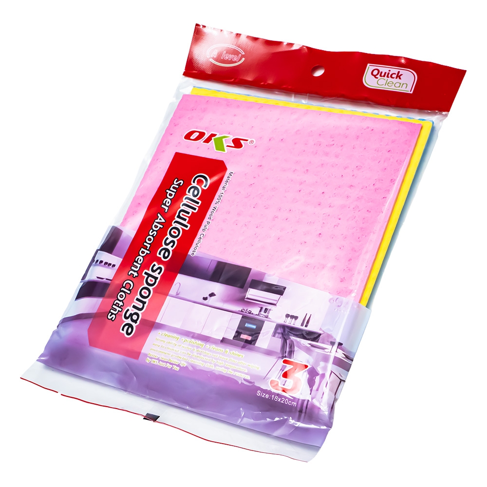 Lavete absorbante, celuloze, 3 buc/set - imagine 3