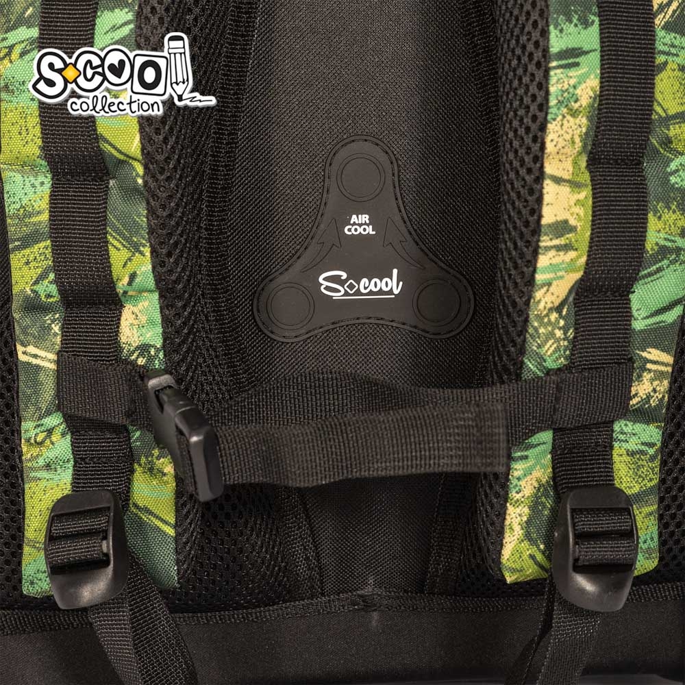 Ghiozdan anatomic, 38x39x19.5 cm, DINO - S-COOL - imagine 14