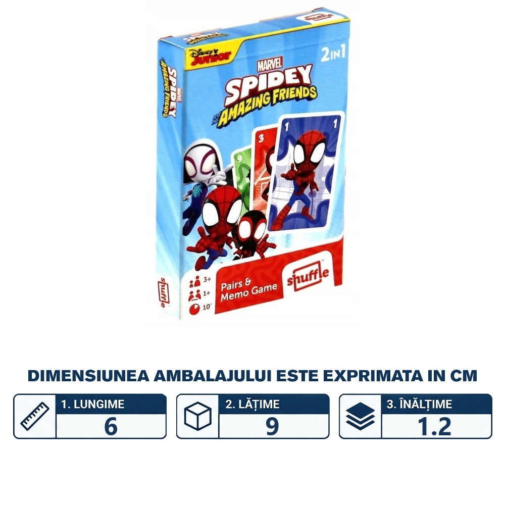 Carti de joc Spidey, 2 in 1 - Cartamundi - imagine 2