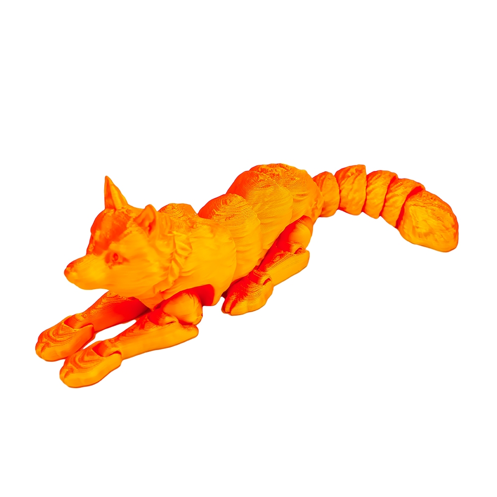Jucarie Lup 3D, 17 cm - imagine 4