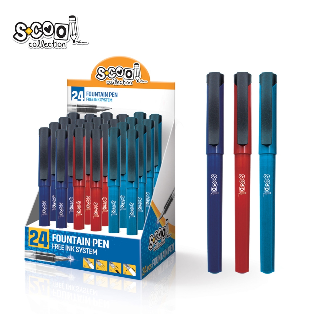 Stilou Coloured, 24 buc/display - S-COOL
