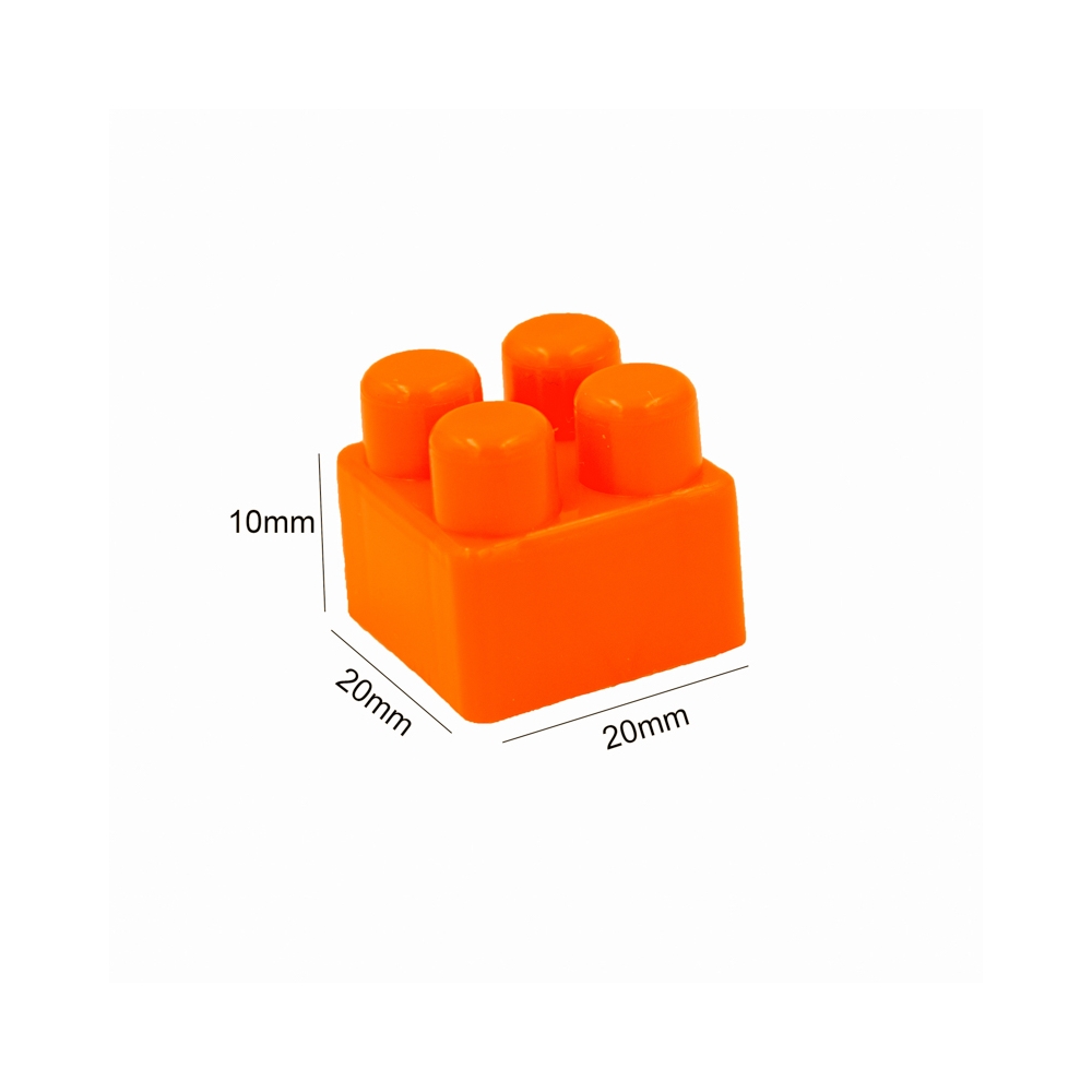 Cuburi constructii in gentuta, 160 piese/285g - ROBENTOYS - imagine 14
