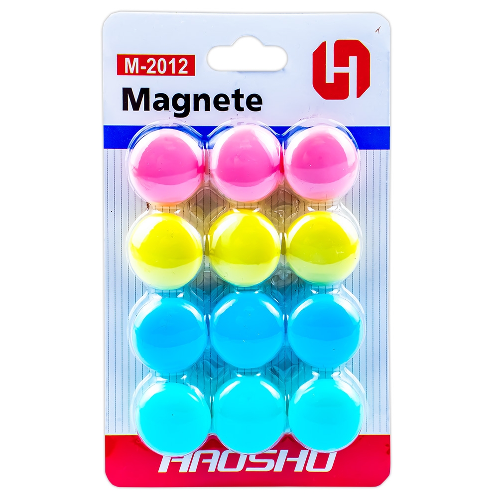 Magneti Pastel, 12 buc/set