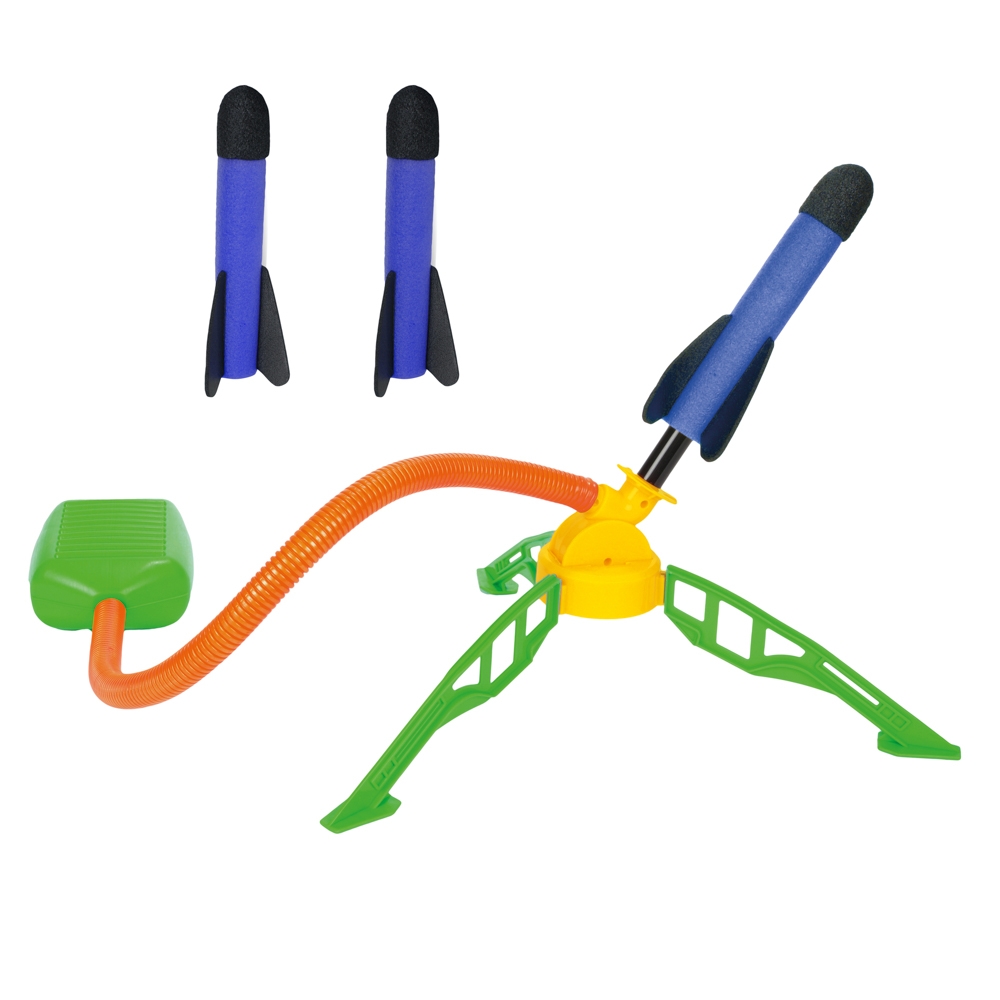 Lansator + 3 rachete din spuma - Toi-Toys - imagine 3