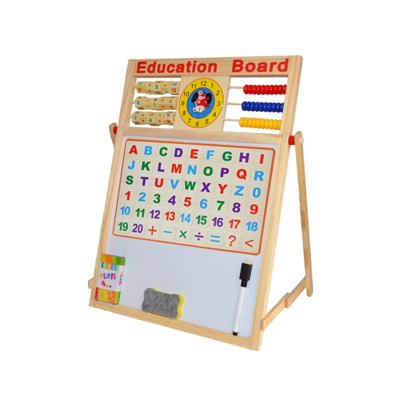 Tablita magnetica, 46,5cm, alb-negru + accesorii - imagine 2