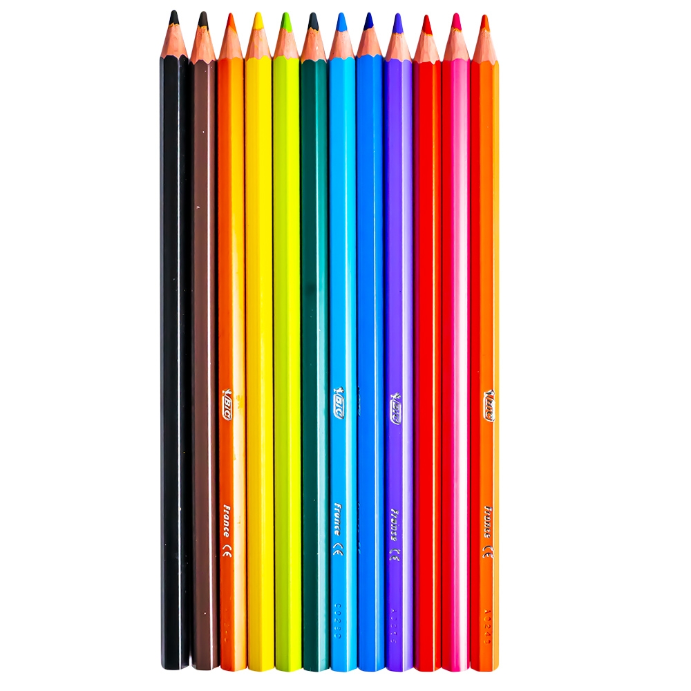 Creioane colorate Tropicolors set 12 - BIC - imagine 4
