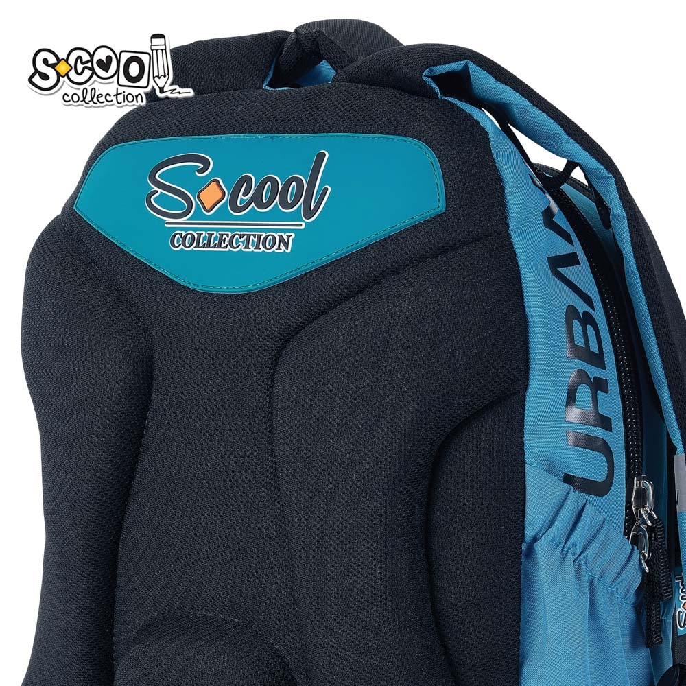 Ghiozdan anatomic light, URBAN, 41x28x17 cm, BLUE - S-COOL - imagine 10