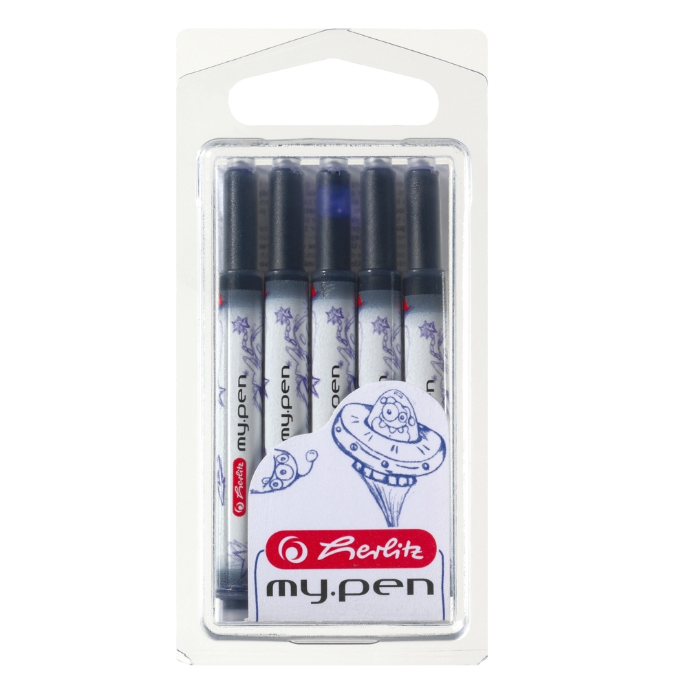 Patroane My.Pen albastre set 5 bucati - imagine 3