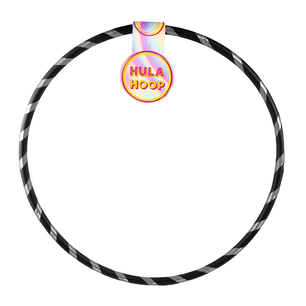 Cerc Hula Hoop, glitter, 60-72 cm, 36 buc/set - imagine 4