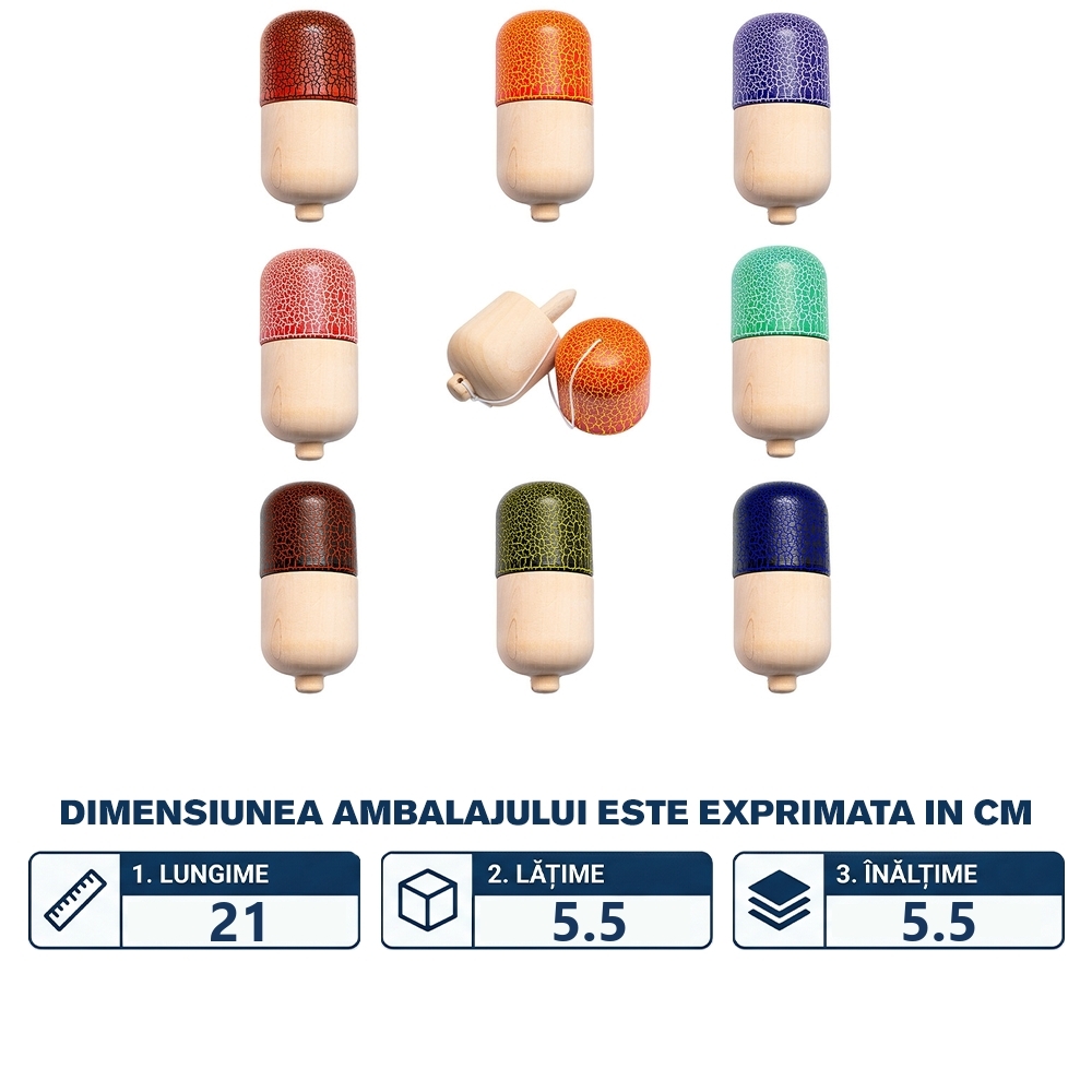 Jucarie Pill, din lemn - imagine 2