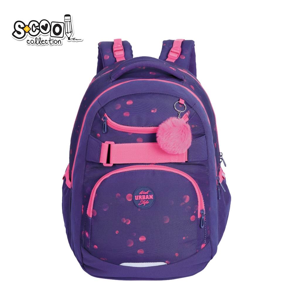Ghiozdan anatomic URBAN, 43x29x22 cm, BUBBLES - S-COOL