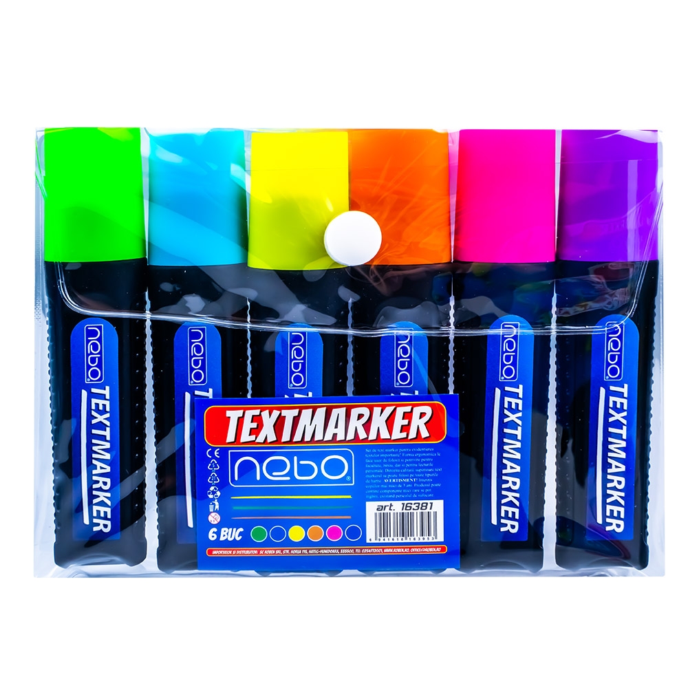 Textmarker, 6 buc/set - NEBO - imagine 4