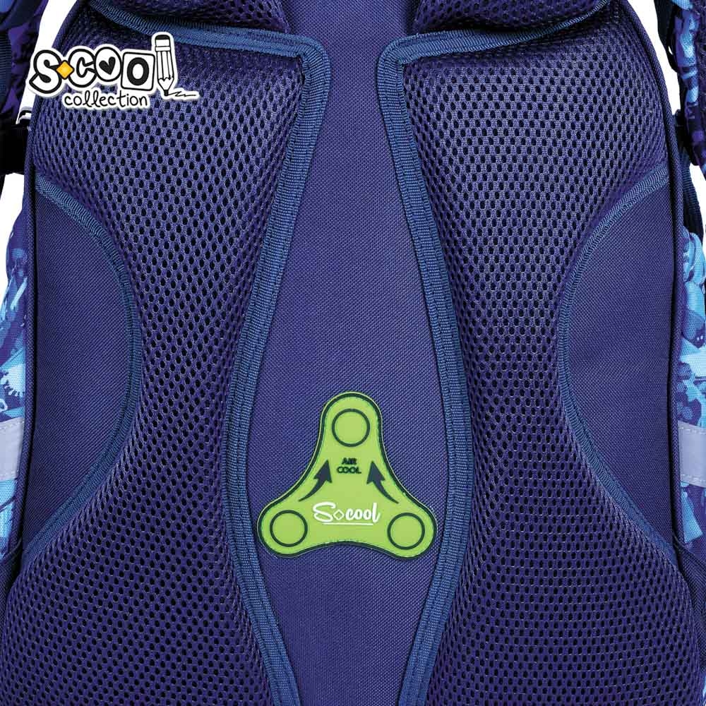 Ghiozdan anatomic, 39x33x18 cm, SPORT - S-COOL - imagine 9