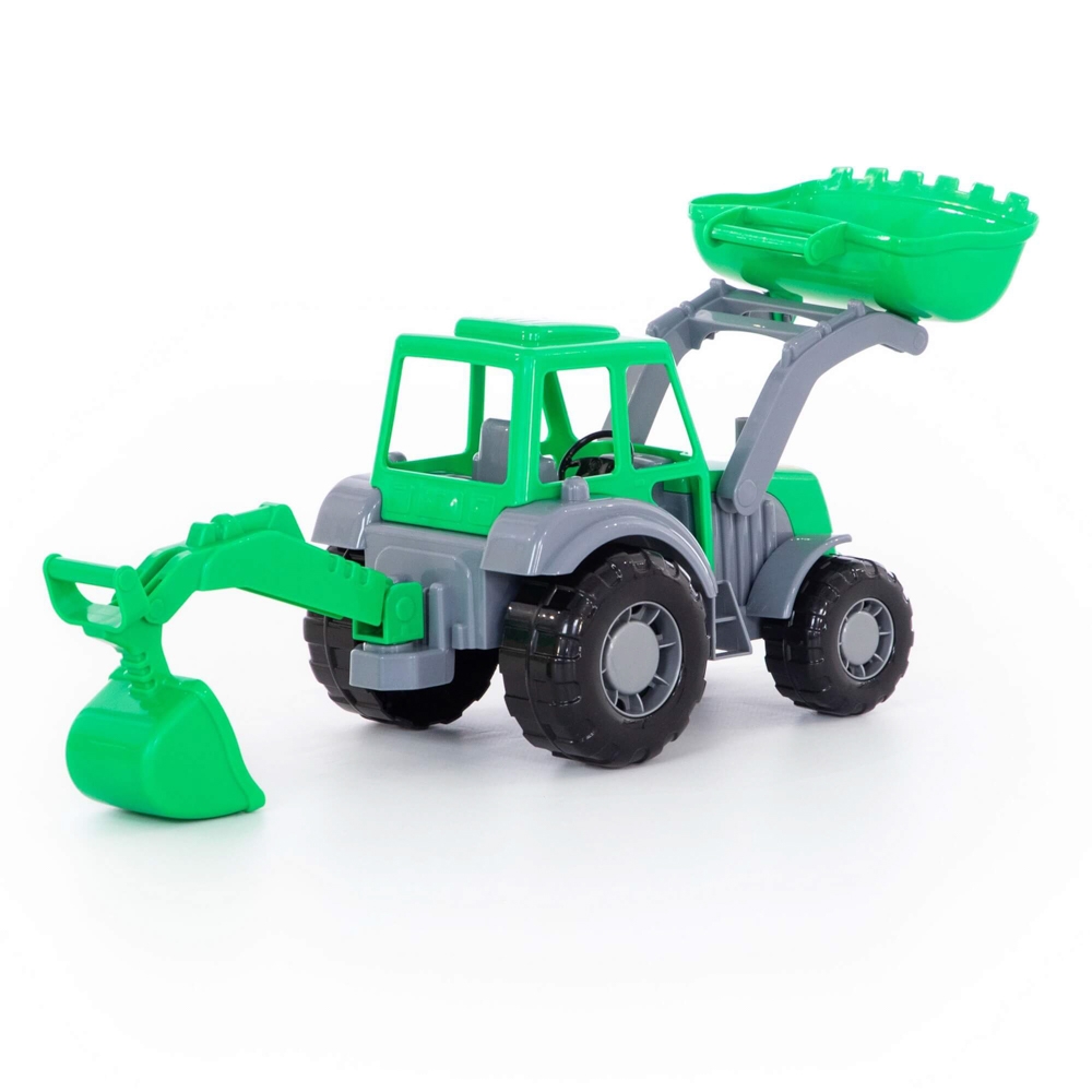 Tractor-excavator - Altay, 37x17x22 cm, Polesie - imagine 5