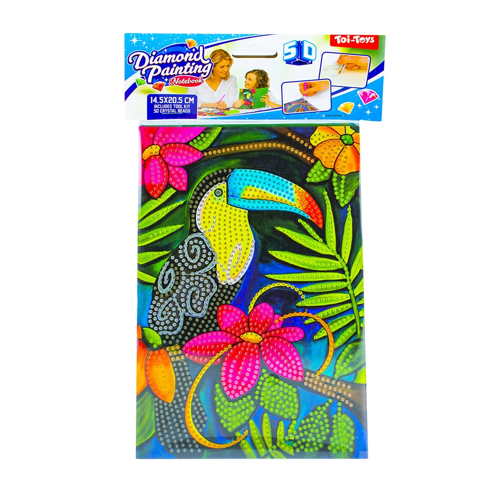 Set creatie cu diamante - Jurnal, 14.5x20.5 cm - Toi-Toys - imagine 10