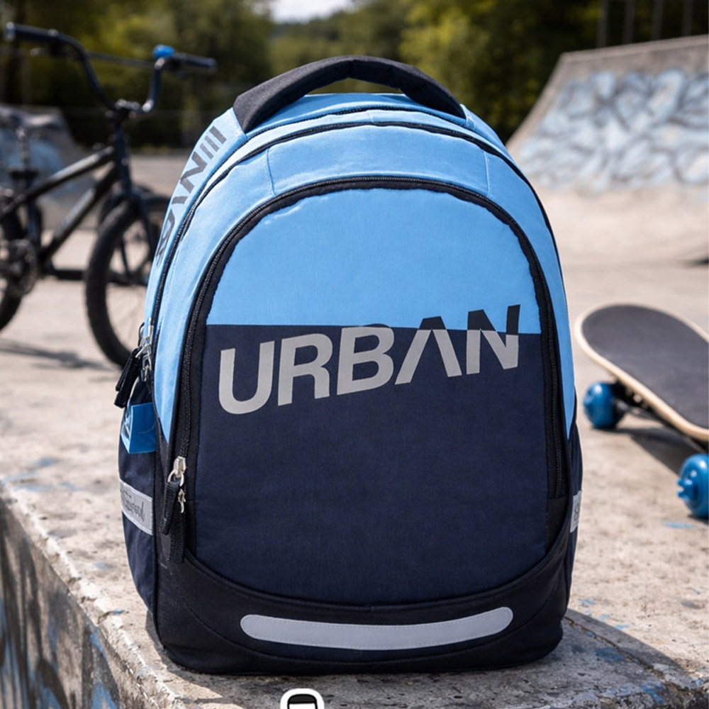 Ghiozdan anatomic light, URBAN, 41X28X17 cm, DUO - S-Cool - imagine 10
