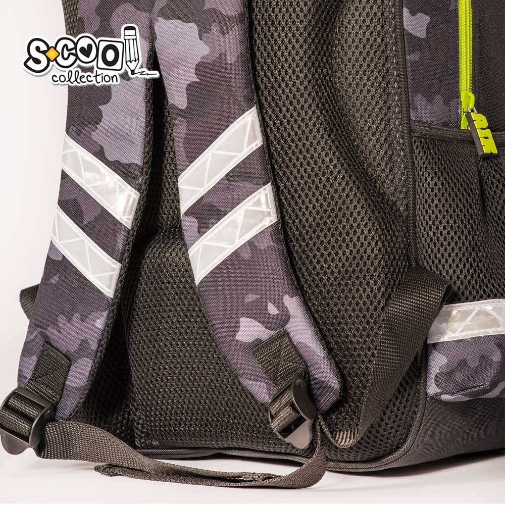 Ghiozdan ergonomic, 40.5x29x13.5 cm, AIR FORCE - S-COOL - imagine 7