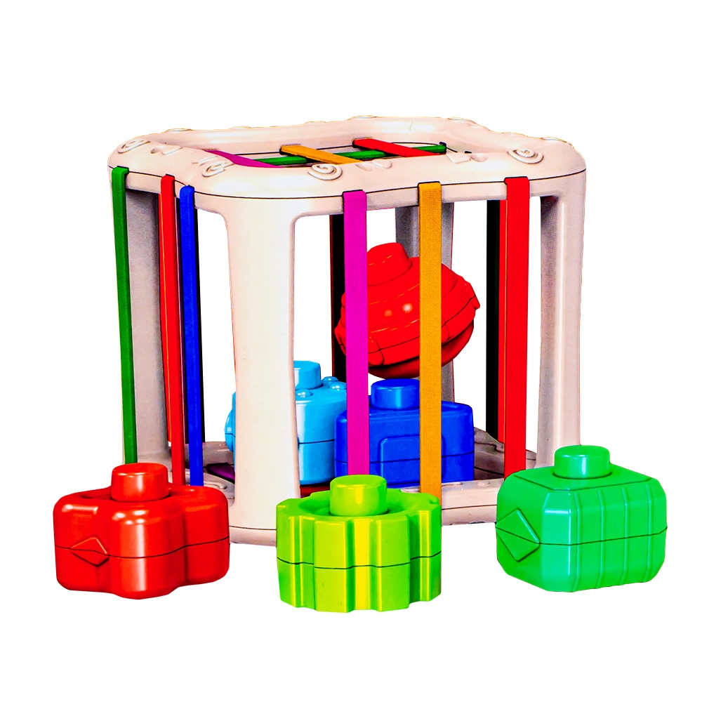 Cuburi senzoriale, pentru bebelusi, 6 buc/set - imagine 3