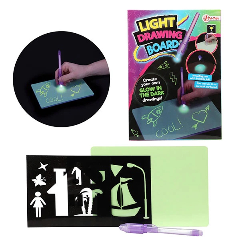 Tablita pentru desen, cu pix UV - Toi-Toys