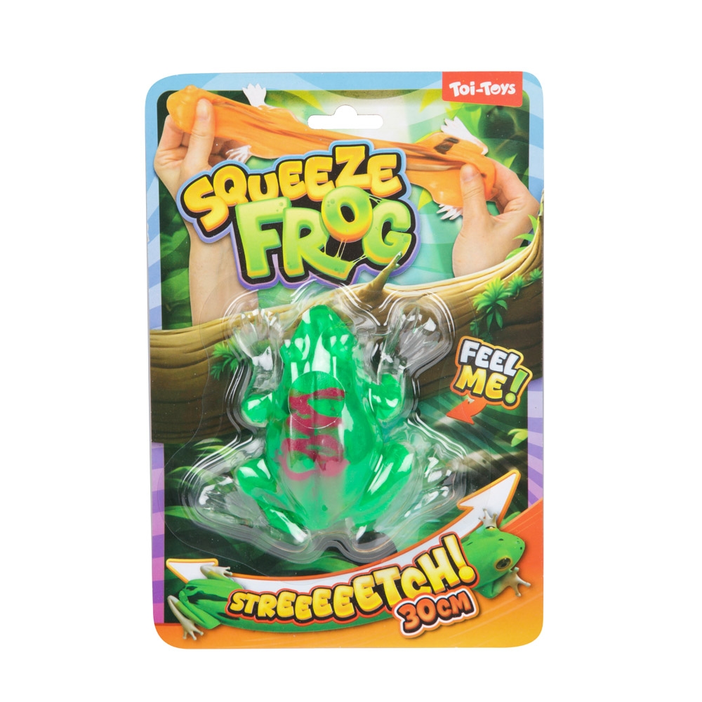 Jucarie Stretchy, Broasca lipicioasa, 10 cm  - Toi-Toys - imagine 4