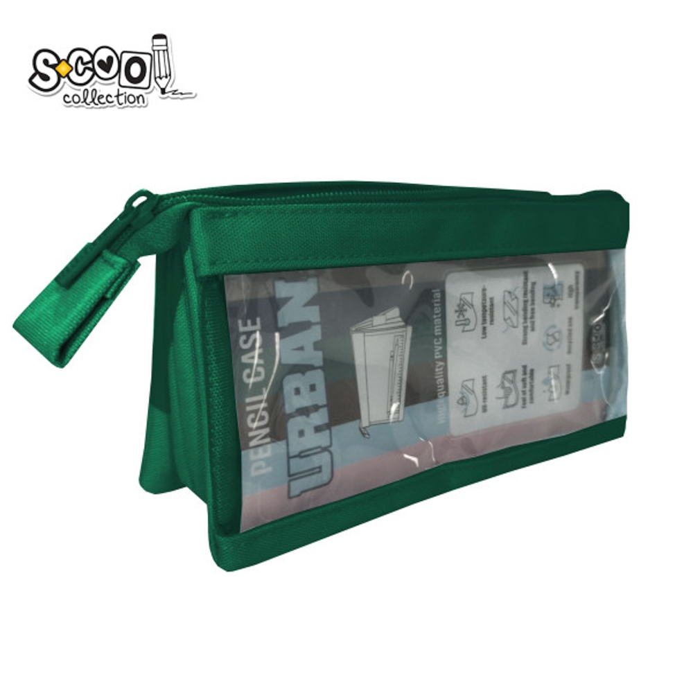 Penar borseta transparent, Urban, 20.5x8x11 cm - S-COOL - imagine 6