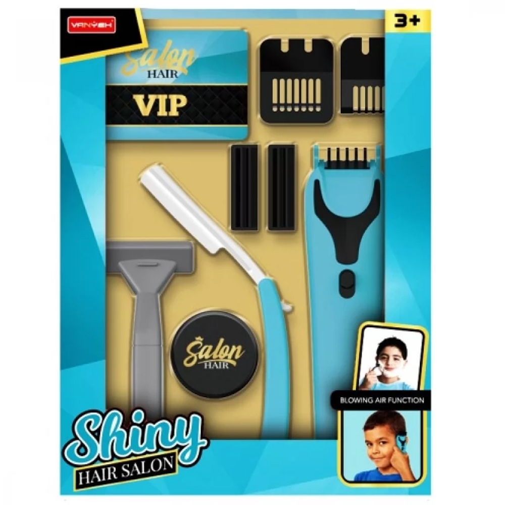Play set Frizerie, cu baterii, 8 piese/set
