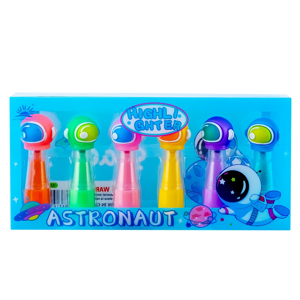 Text marker, 6 culori/set, Astronaut - imagine 4