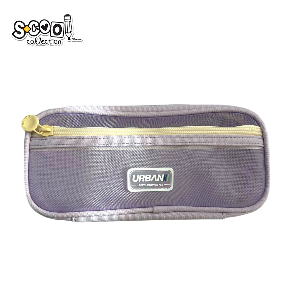 Penar borseta Urban, 2 fermoare, PURPLE, 22.5x5x11 cm - S-COOL
