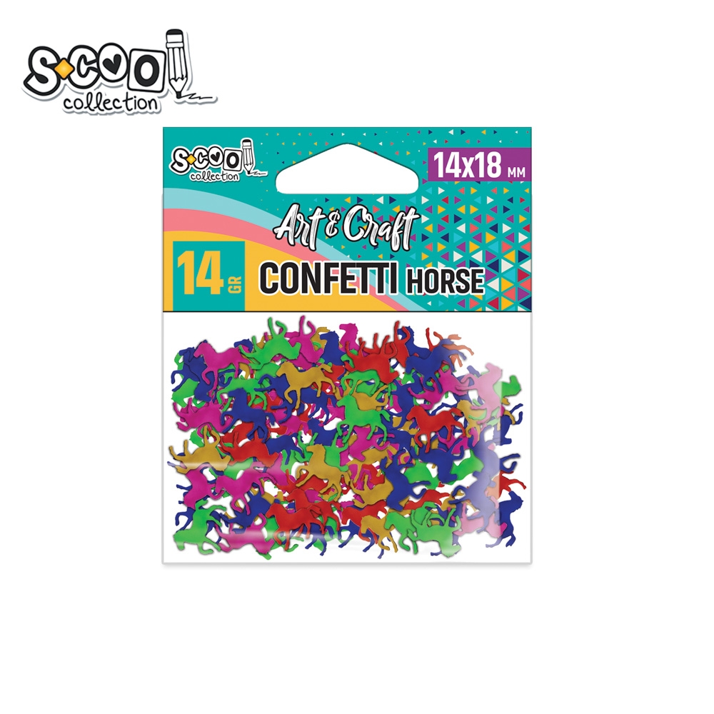 Accesorii craft, confetti caluti, 14 gr - S-COOL