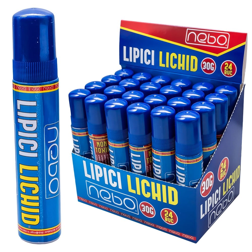 Lipici lichid, 30g, 24 buc/set - NEBO