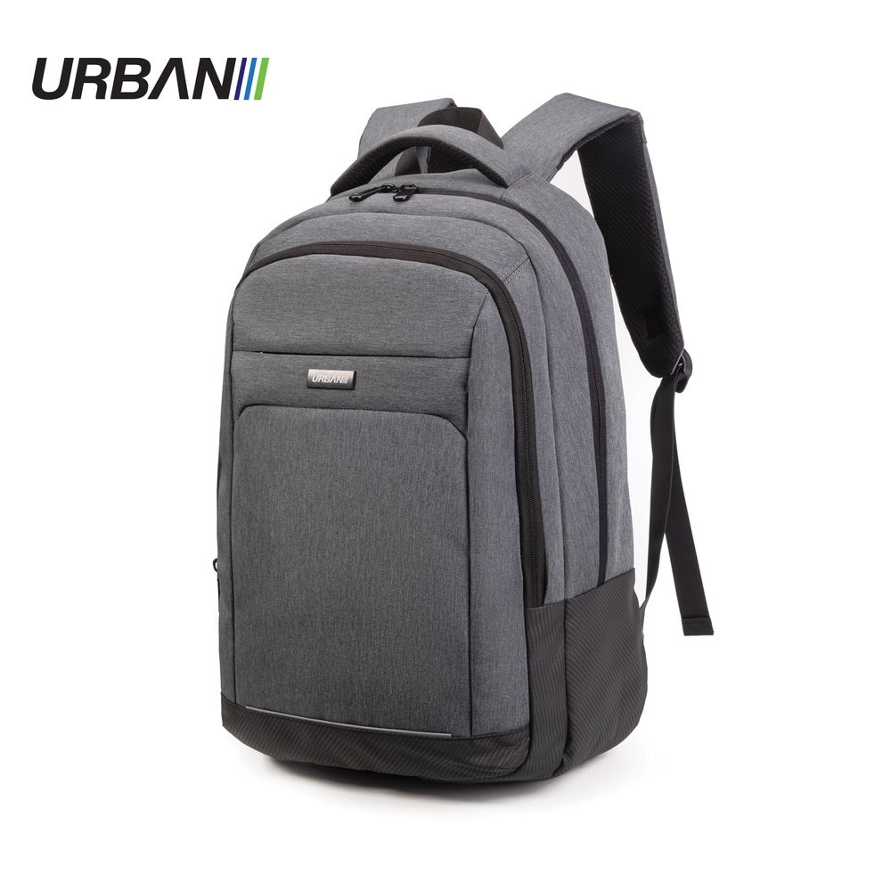 Ghiozdan compartiment laptop, URBAN GRAY, 32x19x47 cm - OFFISHOP - imagine 3