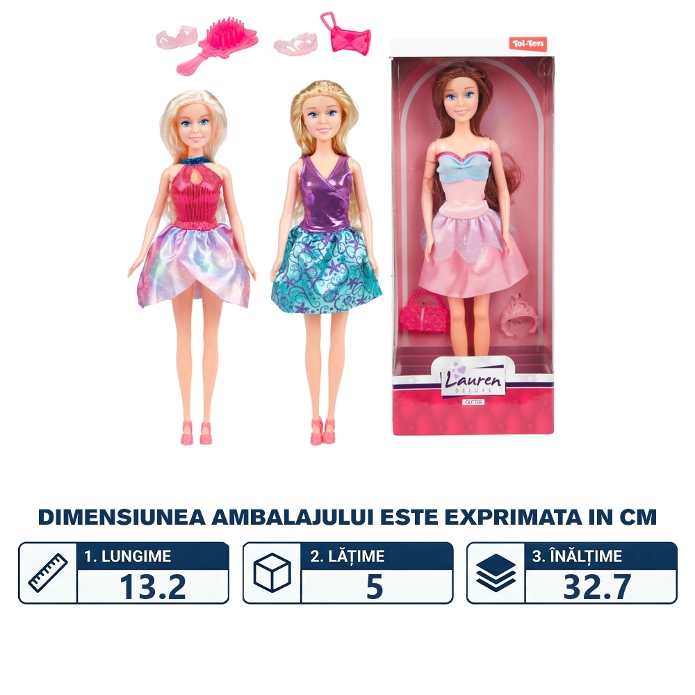 Papusa cu accesorii - Toi-Toys - imagine 2