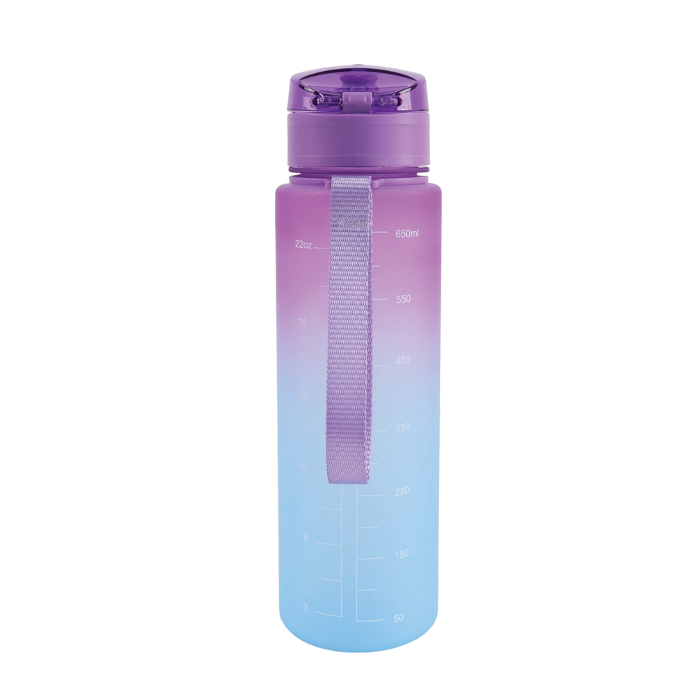 Sticla apa 700 ml, plastic, PURPLE GRADIENT, 25.10x6.9 cm - S-COOL - imagine 3