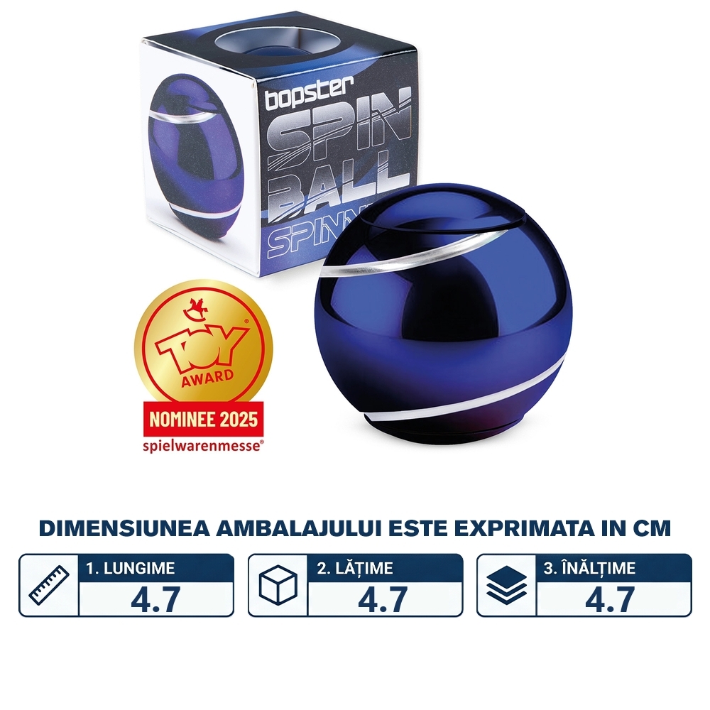 Bopster Spin Ball, Albastru - imagine 2