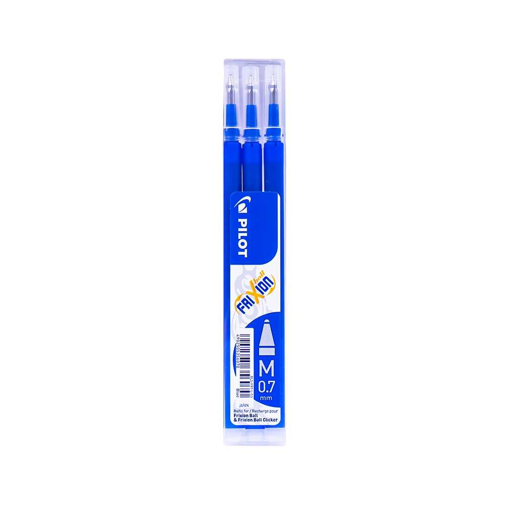 Rezerve Roller Frixion Ball, 0.7mm, albastre, 3buc/set - PILOT - imagine 3