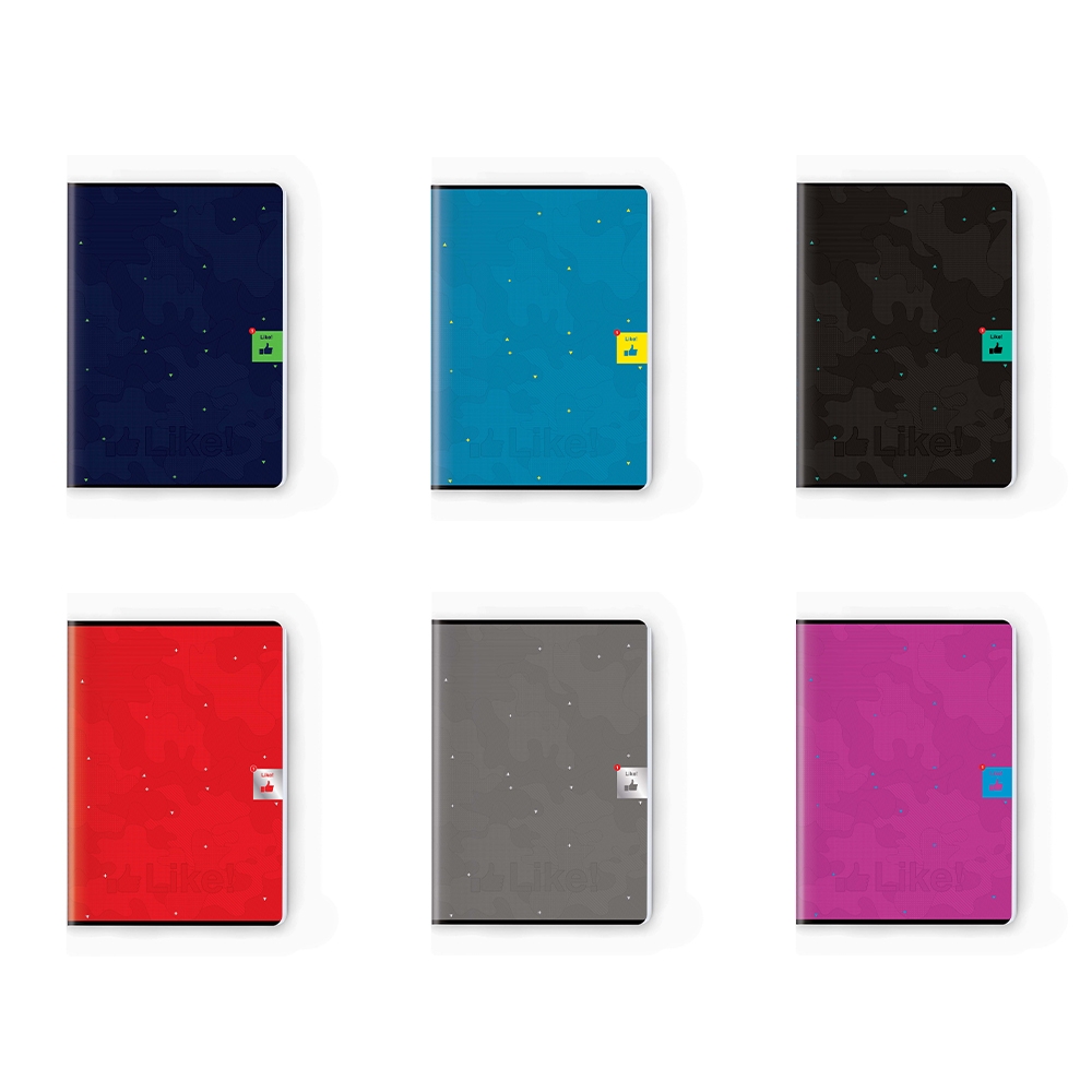 Caiet A5, 52 file DR, Premium, 75g, Like Collection  - S-COOL