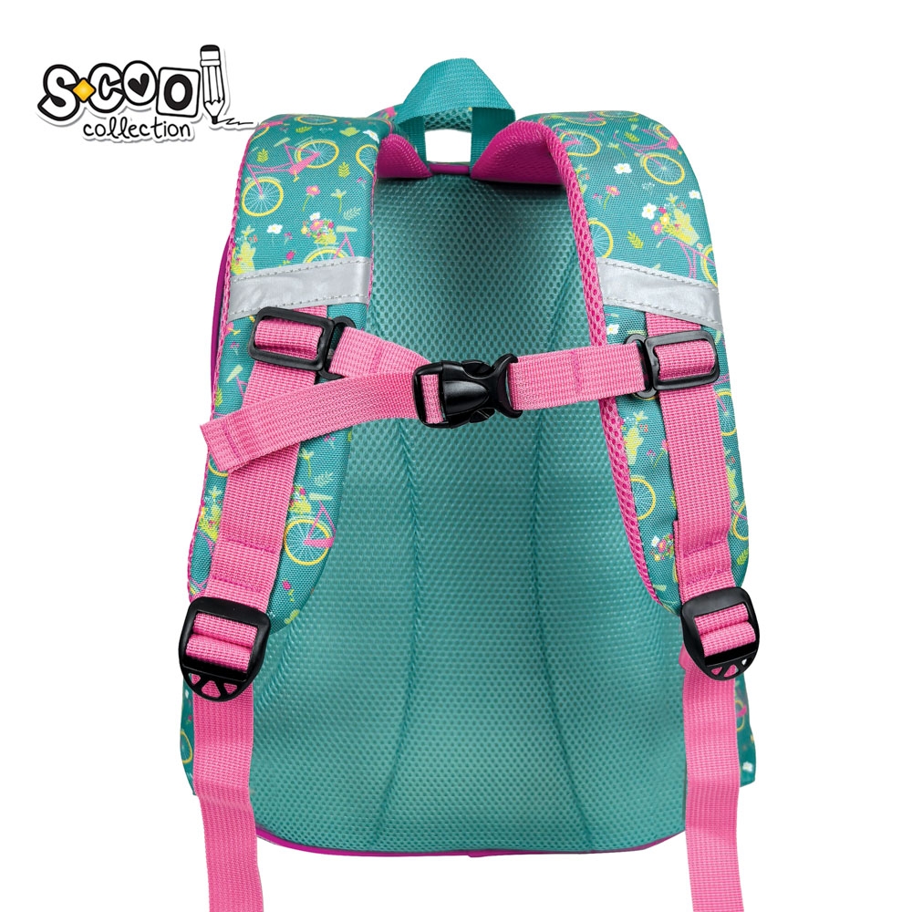 Ghiozdan 3D ergonomic, 43x30x22 cm, LET'S GO FOR A RIDE - S-COOL - imagine 4