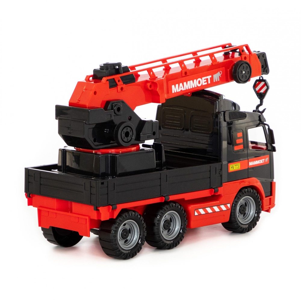 Camion cu macara - Mammoet, 49x19x31 cm, Polesie - imagine 4