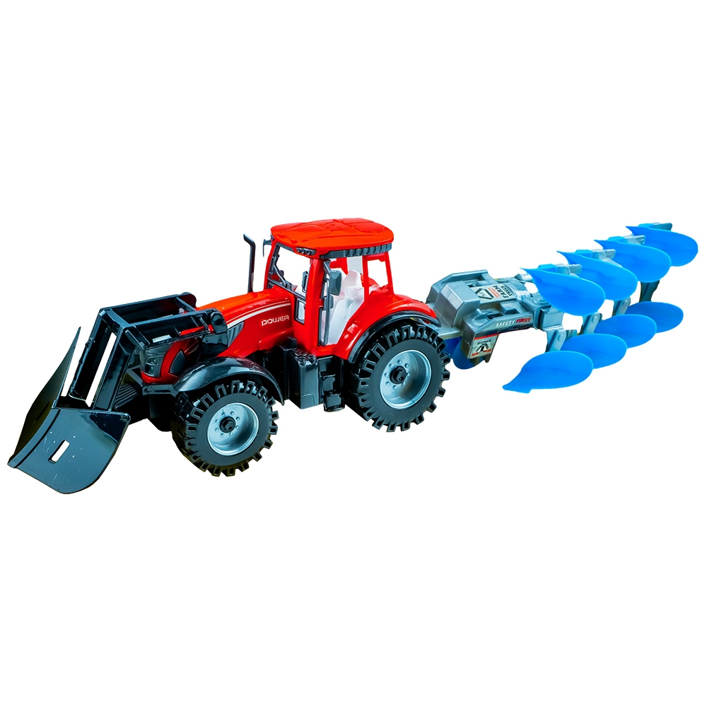 Tractor cu frictiune si plug - imagine 3