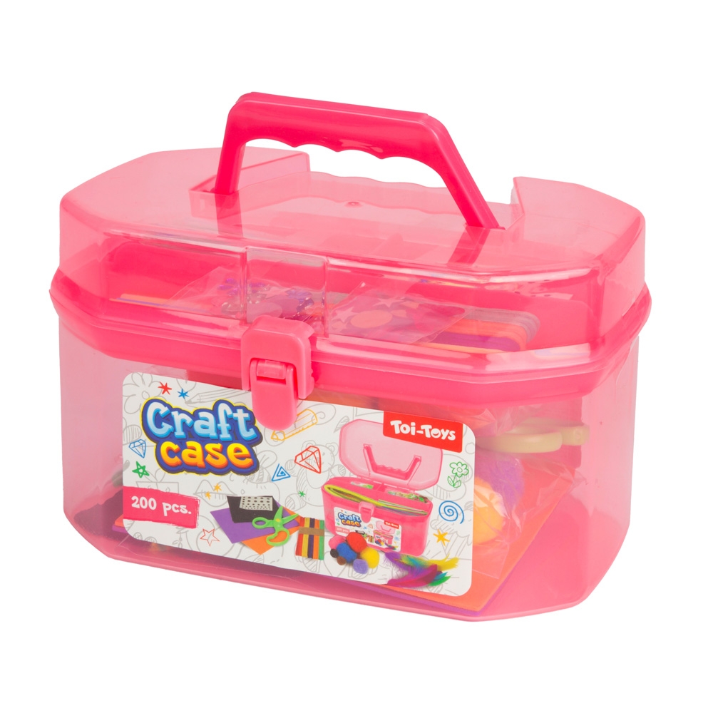 Servieta cu accesorii craft, 200 piese/set - Toi-Toys - imagine 3